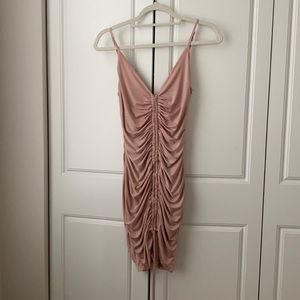 Tiger Mist Blush Scrunchie Dress